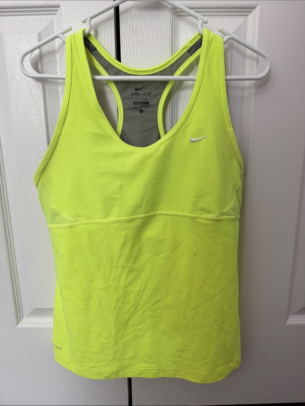 Nike Neon Yellow Dri-FIT Racerback Tank